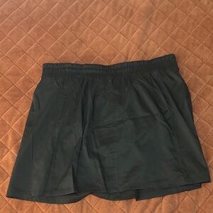 Girlfriend Collective Moss Birdie Woven Skort Large